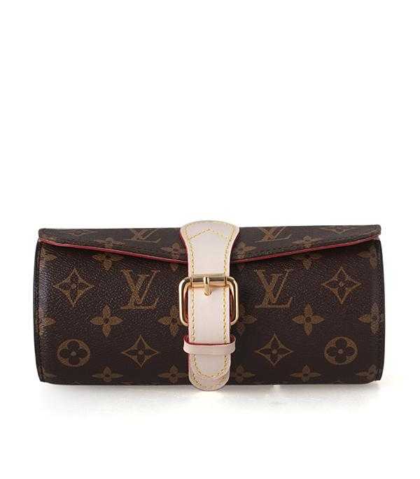 1:1 Copy Louis Vuitton Monogram Canvas 3 Watch Case M47530 Replica